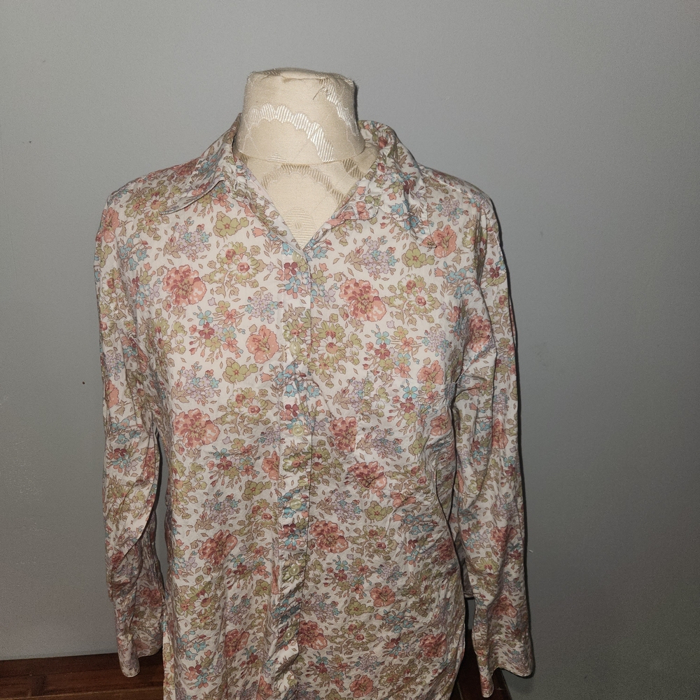 Floral Button-Up Shirt